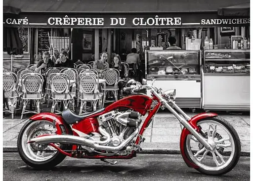 Пазл Anatolian Красный мотоцикл 1000 эл. (1019) - фото 2