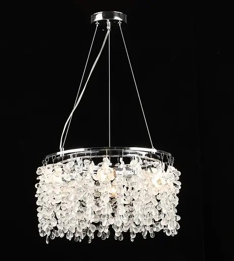Люстра подвесная хрустальная S2490/6, Хром