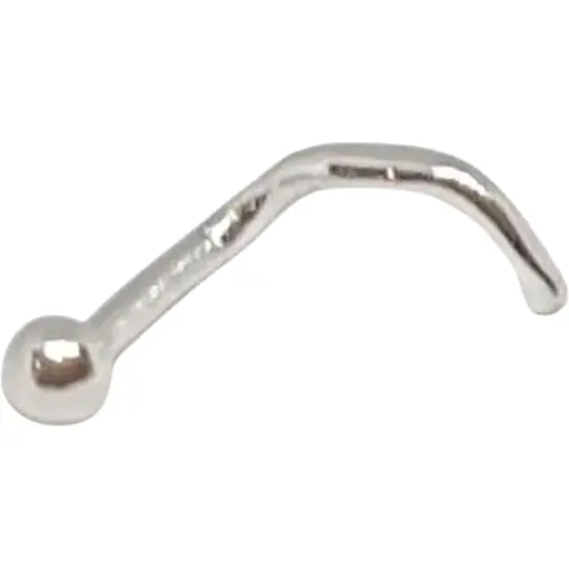 Срібна сережка-пірсинг в ніс Dear. 1004С