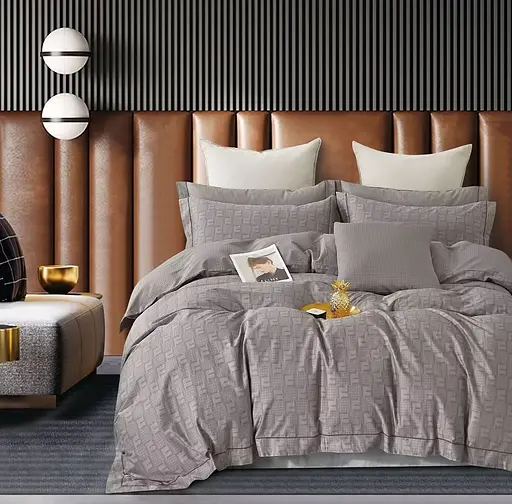 Комплект постільної білизни Євро Studio 200х230 см Geometria Beige SOHO pbe0050764 - фото 1