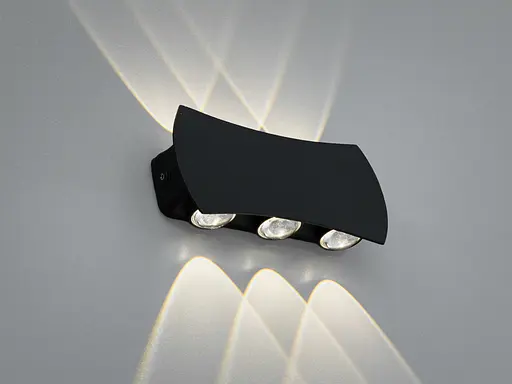 Фасадний LED світильник білий 4 промені 4 Вт - фото 2