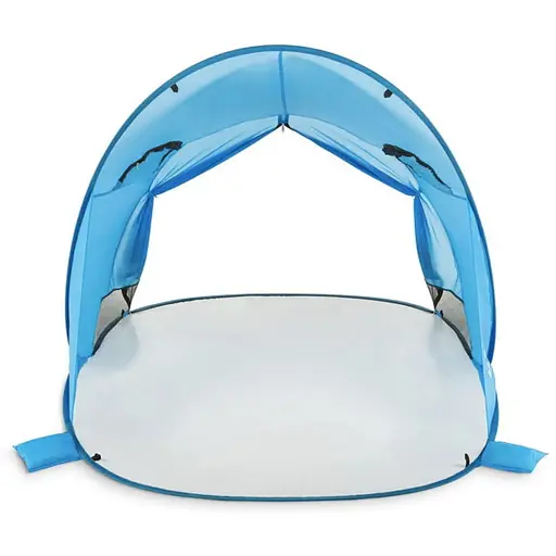 Саморазворачивающаяся палатка-тент Outtec с окошком XXL голубая - фото 7