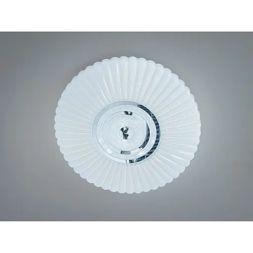 Світлодіодна люстра Diasha біла хром 34 Вт 6 м² - фото 1