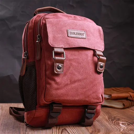 Текстильный рюкзак Vintage 21,5х34х9 см sum0023487 - фото 7