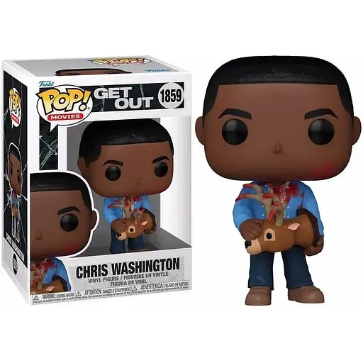 Фігурка Funko Pop Геть Кріс Get Out Chris Washington with Deer 10 см GO CWD 1859