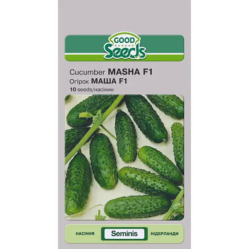 Насіння Огірок Насіння України Маша F1, 10 насінин (316000)