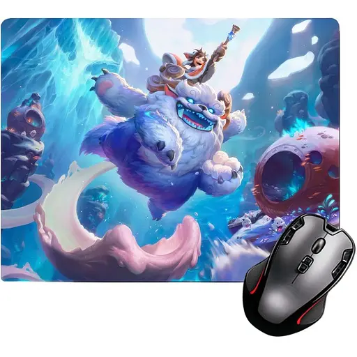 Ігрова поверхня Nextprint Ліга легенд League of Legends Пісня Нуну Song of Nunu 300 х 250 мм (23779) 