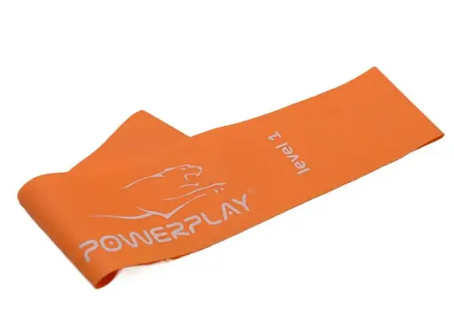 Гумка для фітнесу PowerPlay 4140 Level 1 Stretch Band (1-5 кг) Помаранчева (PP_4140_Orange) - фото 3