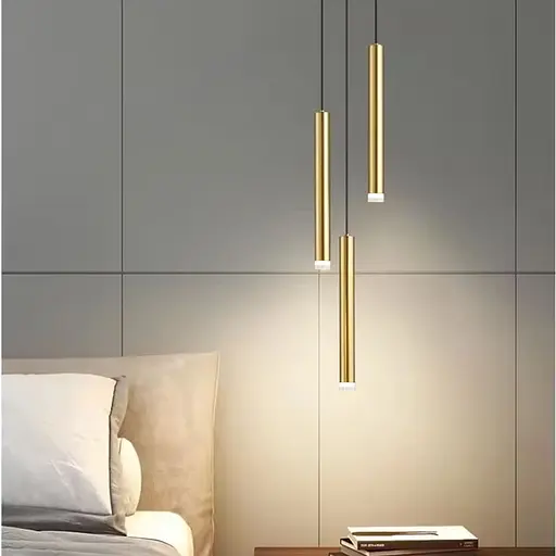 Одинарний підвіс у латунному корпусі 32х3,5 см | Арт. A075/1 AB | Line F - фото 1