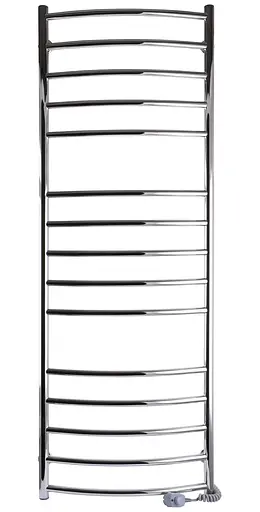 Електрична рушникосушка Unio LDE ER 1500-500-15 Драбинка Дуга Еліт, Хром, Праве, Механічний - фото 1