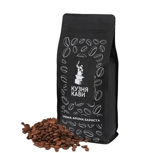 Кава в зернах Кузня Кави-Крема Арома Бариста 1 кг - фото 1