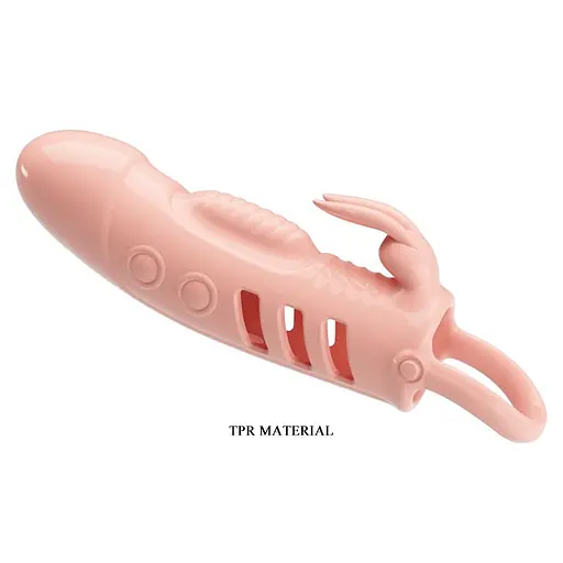 Насадка на пенис Pretty Love Penis Sleeve Sloane 18.5 см телесный - фото 3