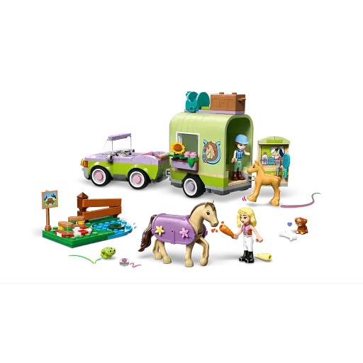 Конструктор LEGO Friends Прицеп для коня и жеребенка 279 (42695) - фото 4