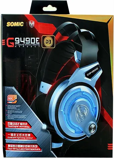 Гарнитура Somic G949DE Black/Silver - фото 4