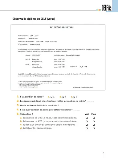 DELF tout public Nouveau format d'épreuves B2 - фото 5