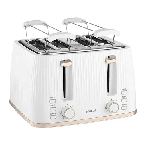 Тостер Sencor STS7540WH біло-золотий 1860 Вт