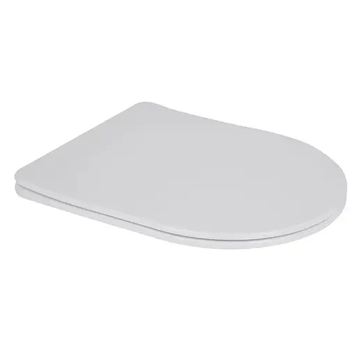 Сиденье для унитаза Mixxus Seat Cover Ellipse-2001 с микролифтом 455x380x60 мм MI6719, Белый - фото 1