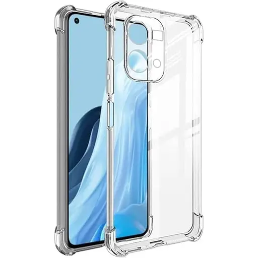 TPU чохол Getman Ease logo посилені кути Full Camera для Oppo Reno 7 4G Безбарвний (прозорий) - фото 2