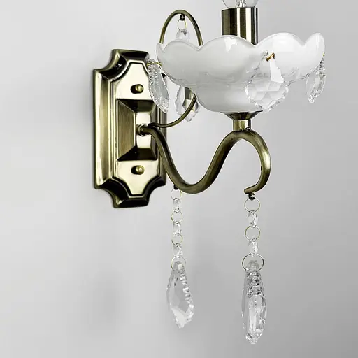 Классический бра-подсвечник Line F в сатиновом корпусе Арт. 6028/1 - фото 5