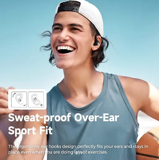 Навушники бездротові SoundPEATS Wings2 чорні - фото 8