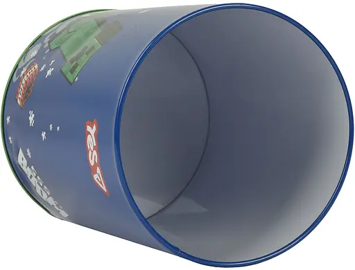 Настільний контейнер для сміття Yes Minecraft Creepe металевий, 10х18 см (708569) - фото 3