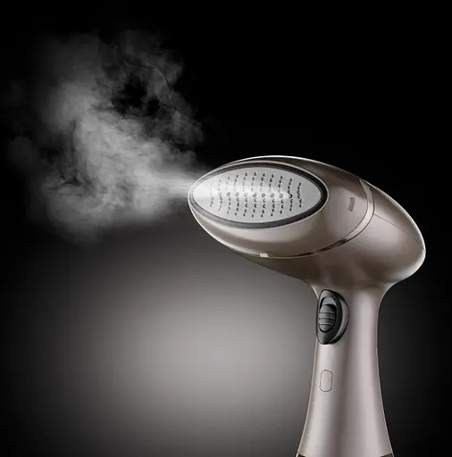 Russell Hobbs Отпариватель компактный Steam Genie Aroma, 1800Вт, 200мл, постоянный пар - 32гр, керам. подошва, черно-коричневый - фото 7