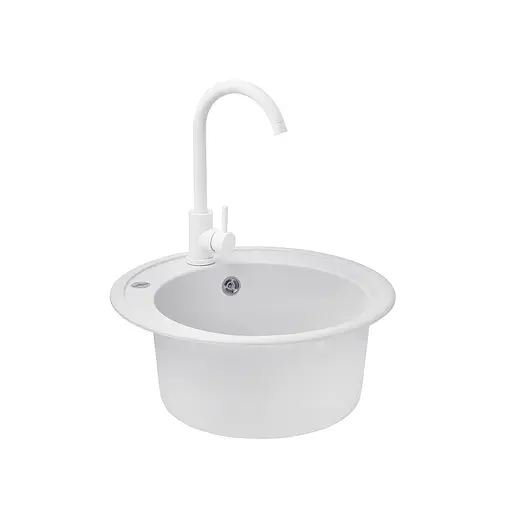 Кухонная мойка Kroner KRP Komposit GRA - 510 (CV027407) - фото 4