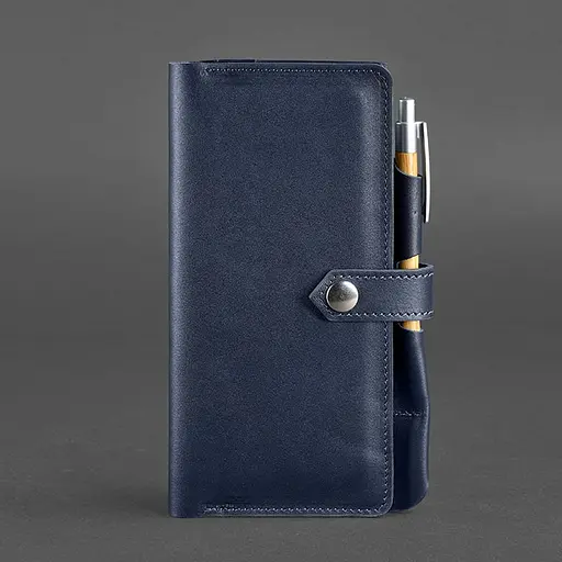 Кожаный тревел-кейс 4.0 Темно-синий - фото 6