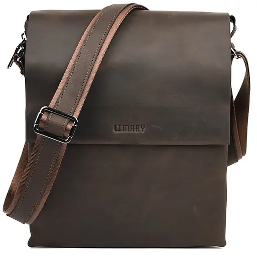 Мужская сумка через плечо на три отделения большая LIMARY 26х22х10 см sum0028318 - фото 1