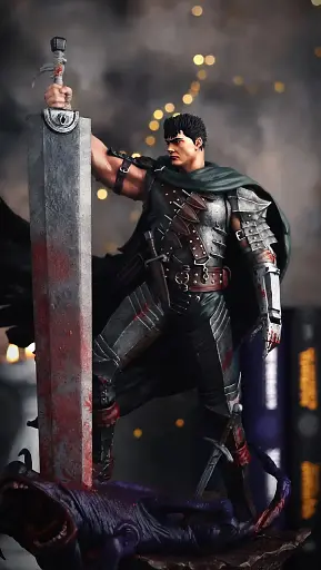 Фигурка BrushMe 3D Magicca Берсерк Гатс Berserk Guts 20 см - фото 3