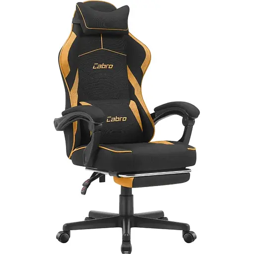 Крісло Cabro C502 Black-Orange (тканина)