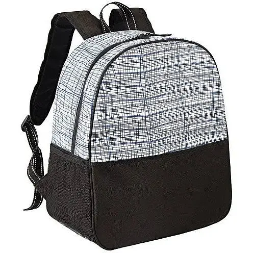 Ізотермічна сумка-рюкзак Time Eco TE-3025 25 л білий принт смужка