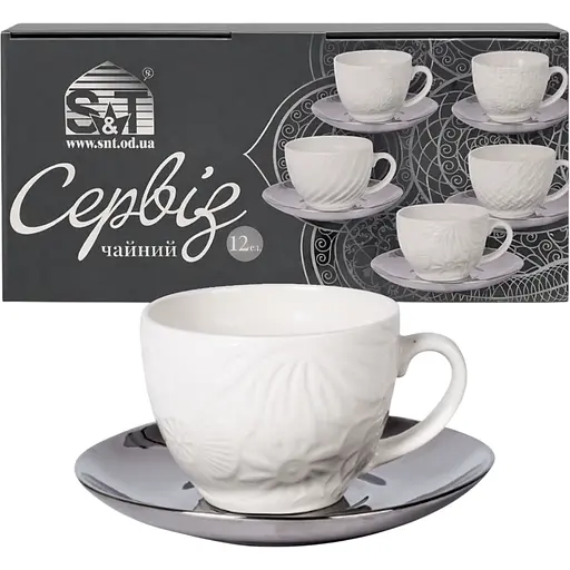  Сервіз чайний S&T Silver Lormar 12 предметів (04-001-010) - фото 1