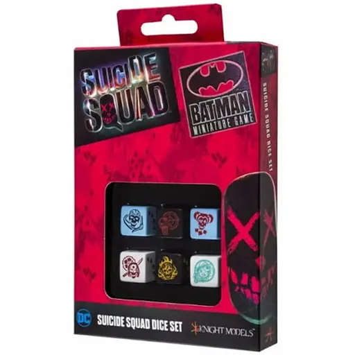 Набор кубиков Batman Miniature Game - D6 Suicide Squad Dice Set , 6 шт. (ACC0045) - фото 1