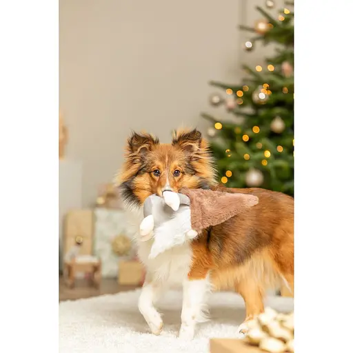 Игрушка Trixie для собак Рождественский гном с пискавкой 30 см - фото 3