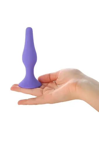 Анальна пробка Bomp A-Toys Toyfa 10.2 см (фіолетовий) - фото 7