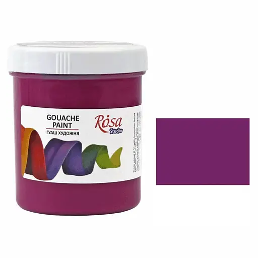 Краска гуашевая Фиолетовая светлая (920) 100 мл Rosa Studio