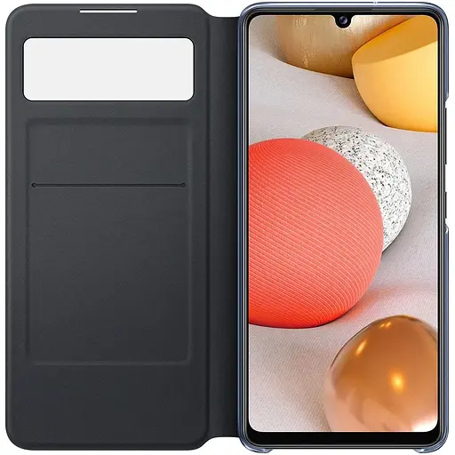 Оригінальний чохол-книжка Samsung для Galaxy A42 5G S-View Clear View Cover Smart Чорний (EF-EA426PBEGRU) - фото 3