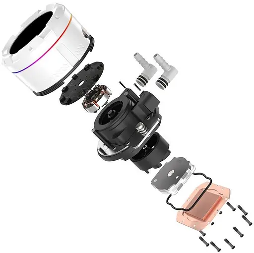 СВО ID-Cooling Space LCD SL360 XE White (SL360 XE White) - фото 6