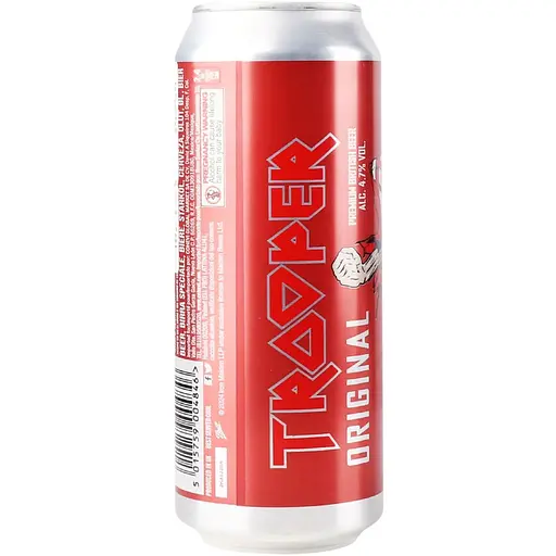 Пиво Trooper Iron Maiden янтарное 4.7% 0.5 л ж/б (709236) - фото 3