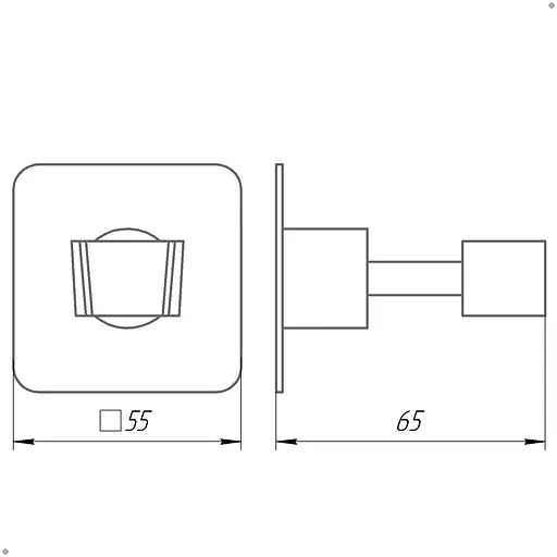 Держатель для душа Globus Lux BQ 9025 000022596 Черный матовый - фото 5