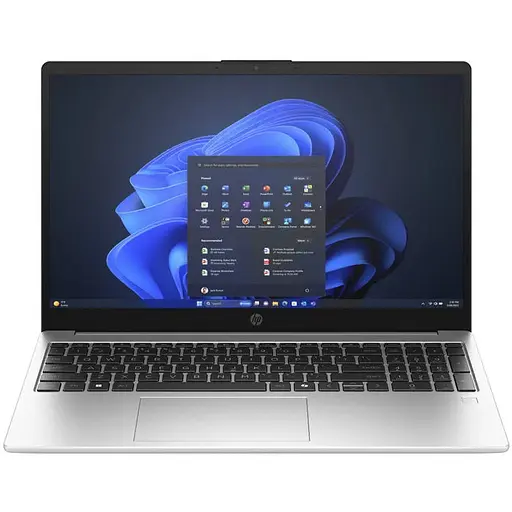 HP Ноутбук HP 250R-G10 15.6" FHD IPS, Intel 3-100U, 16GB, F512GB, UMA, Win11P, серебристый