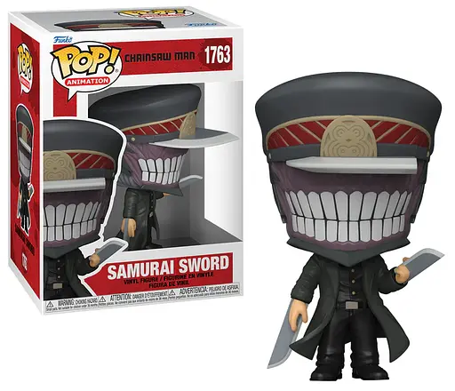 Фигурка Funko Pop Человек-бензопила Человек-катана Chainsaw Man Samurai Sword 10 см FP CM SS 1763