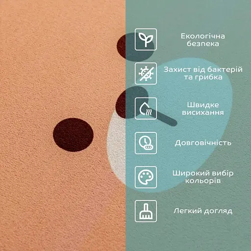 Коврик влагопоглощающий Wall Sticker 38х58х3 мм (D) SW-00002556 - фото 4