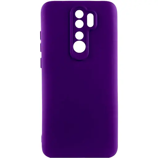 Чехол TPU Getman Liquid Silk Full Camera для Xiaomi Redmi 9 Фиолетовый / Ultra Violet