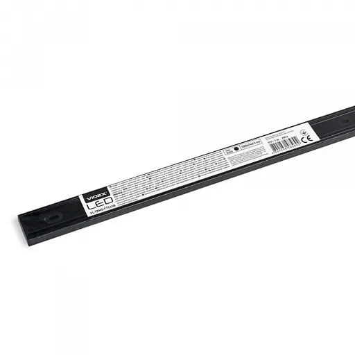 Магнітний шинопровід трековий накладний Videx FTS10B 1м чорний - фото 4