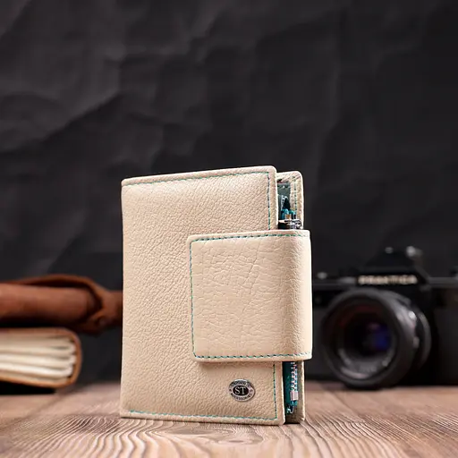 Кожаный женский кошелек ST Leather 9х12х1.5 см acs0028363 - фото 7