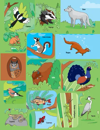 Тваринки у лісі - фото 8