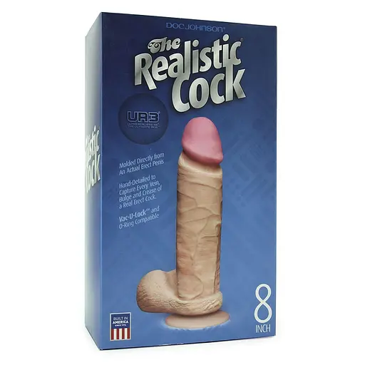 Фаллоимитатор Doc Johnson The Realistic Cock 20.5 см телесный - фото 6