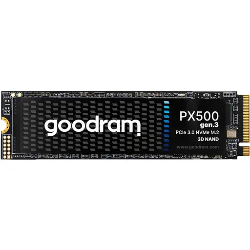 SSD-накопитель 512 ГБ Goodram PX500 M.2 2280 PCIe 3x4 NVMe 1.4 3D NAND, розничная версия - фото 1